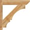 Ekena Millwork Balboa Slat Rough Sawn Outlooker, Western Red Cedar, 6"W x 26"D x 26"H OUT06X26X26BOA06RWR - alternate 4
